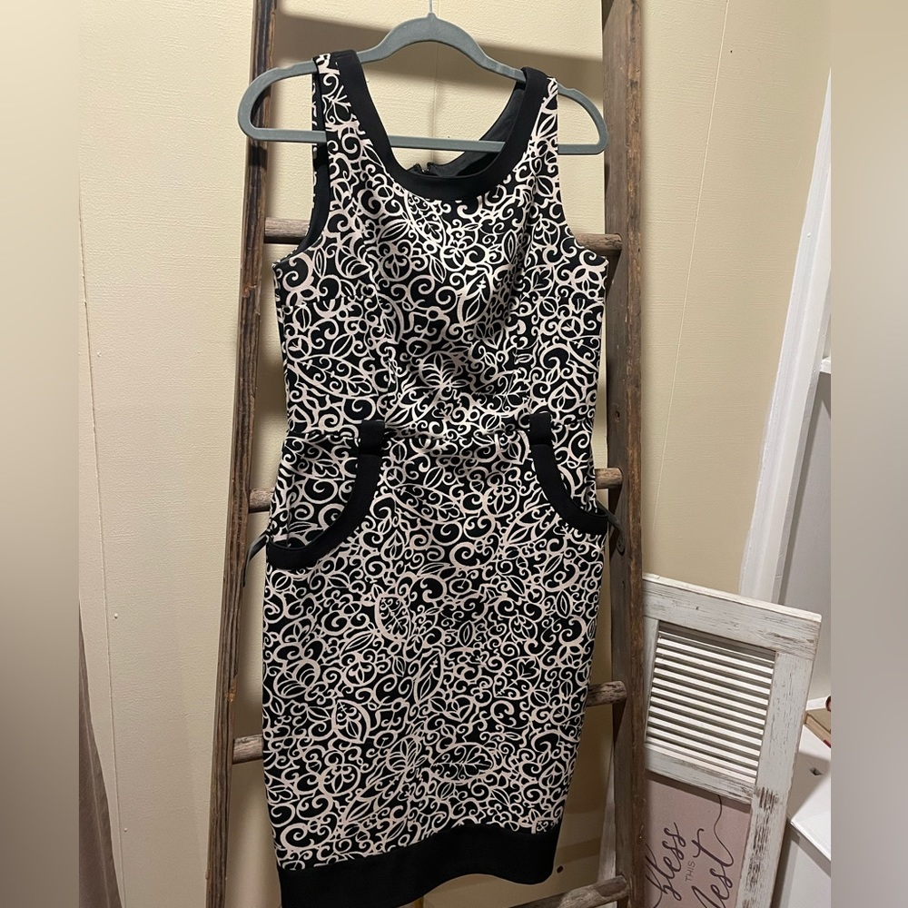 London Times printed dress